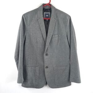 Gap XS Gray Cotton Blazer Women’s Two Button Casual Knit Sport Coat Jacket Coat